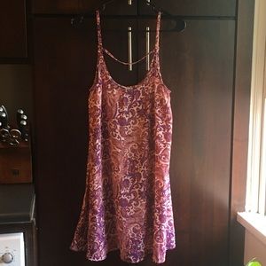 Paisley swimsuit coverup, size M